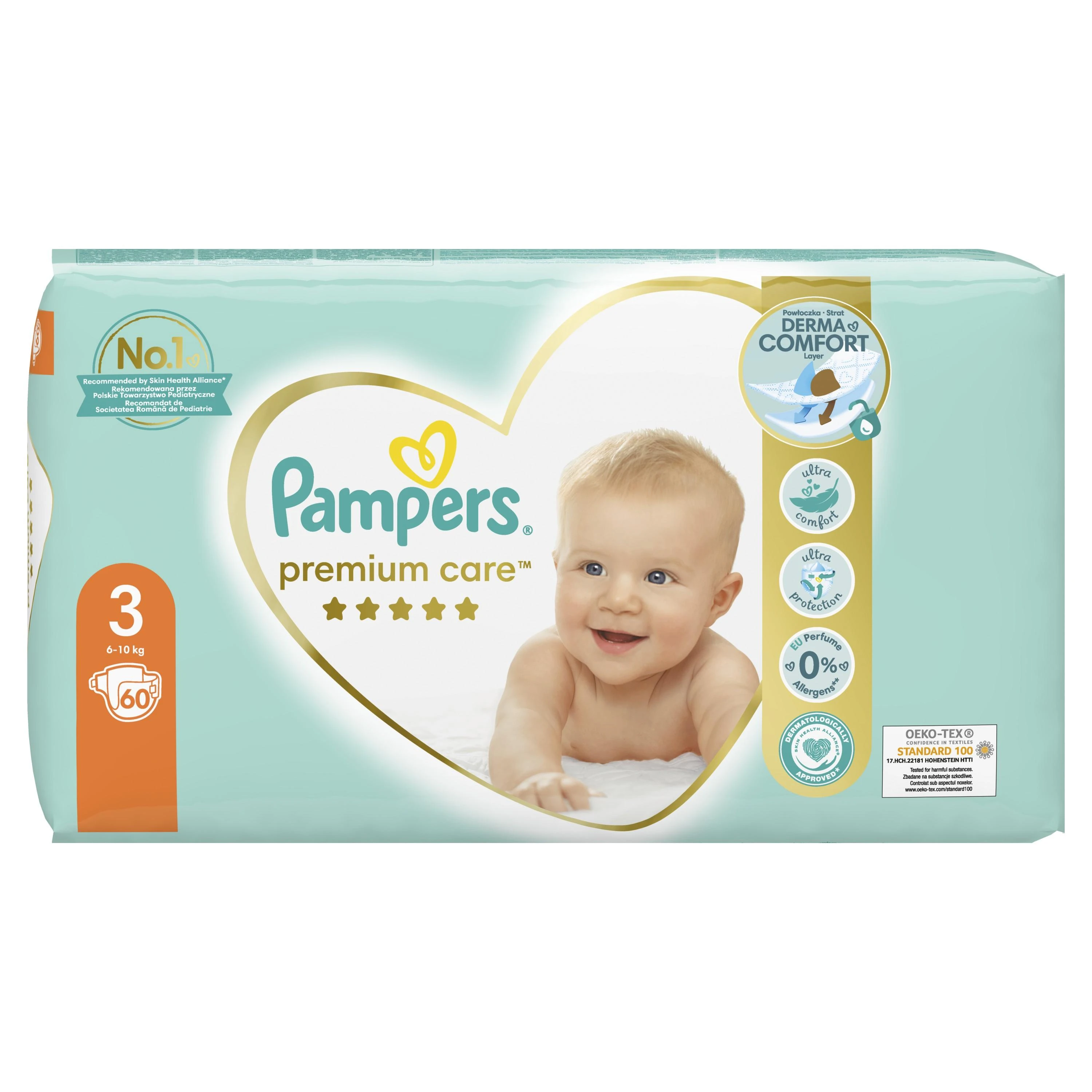 Pampers Premium Care 3 60 vnt