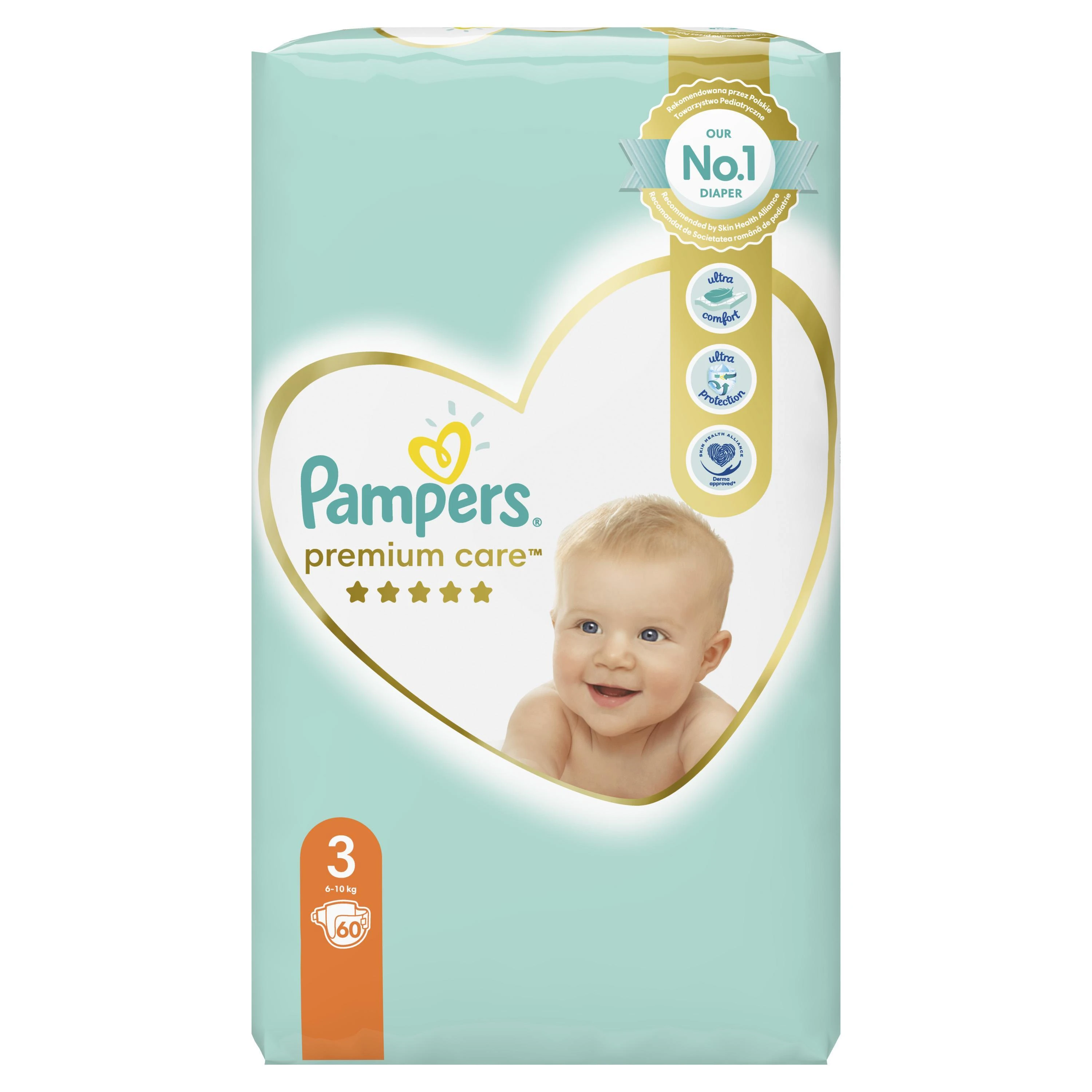 Pampers Premium Care 3 60 vnt