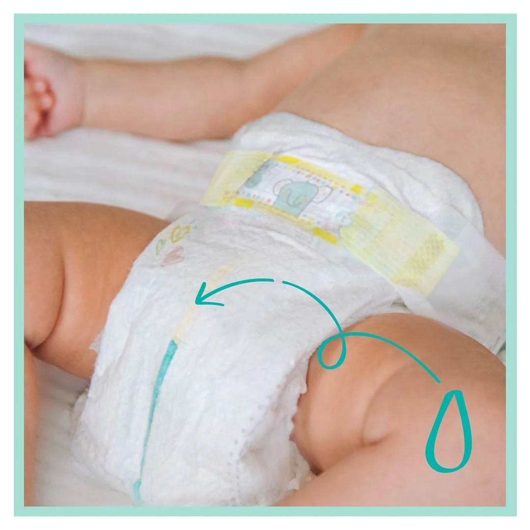 Pampers Premium Care Sauskelnės, 1 Dydis (Mini), 72 Sauskelnės, 2–5kg