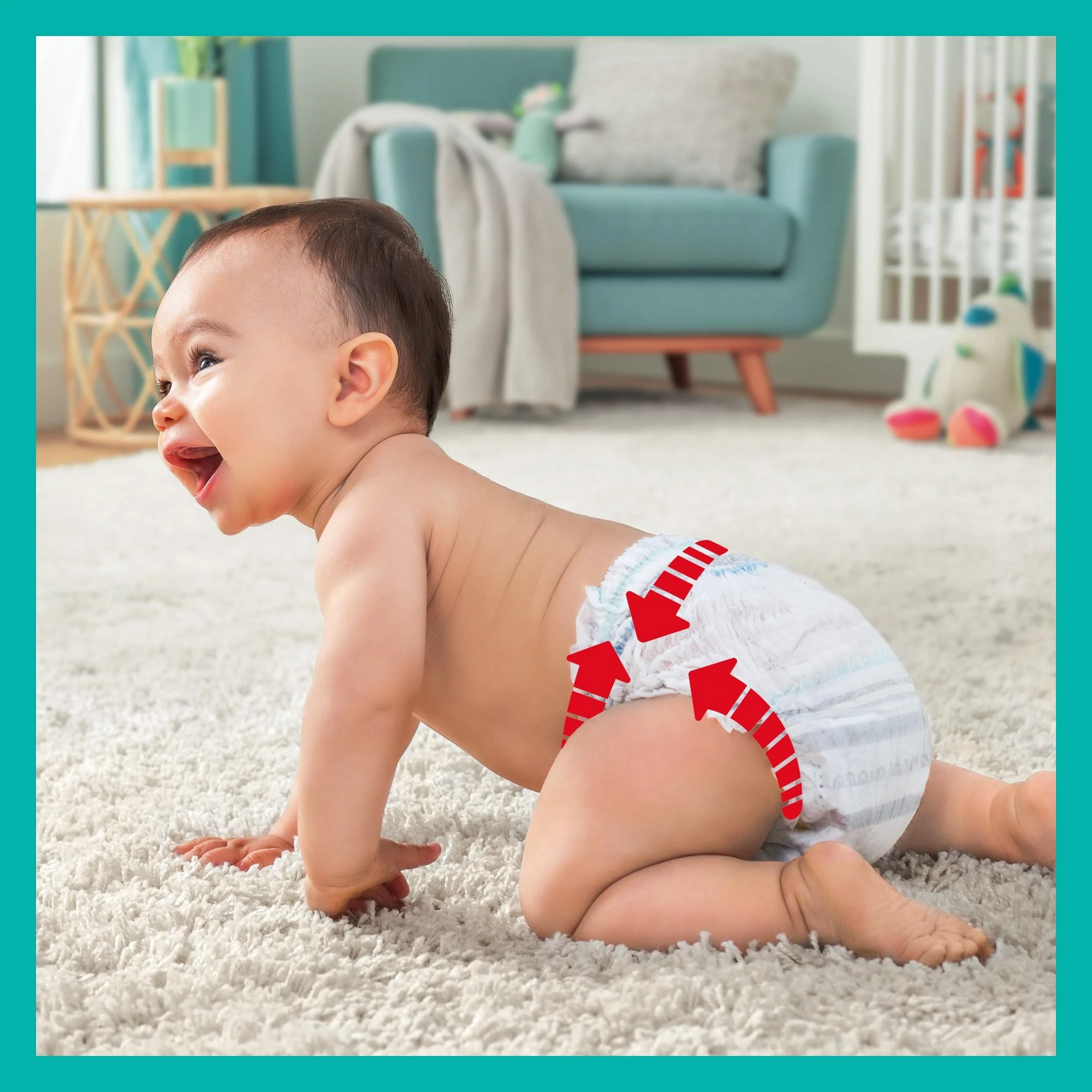 Sauskelnės-kelnaitės PAMPERS Premium Pants, Value Pack, 3 dydis, 48 vnt.