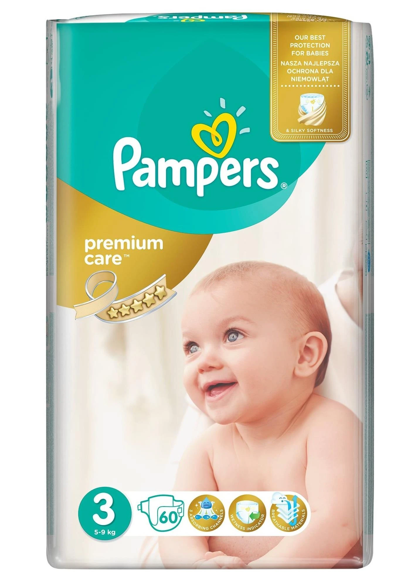 Pampers Premium Care 3 60 vnt