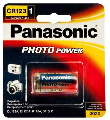 Panasonic cr123 Ličio jonų Elementas 3V 1vnt