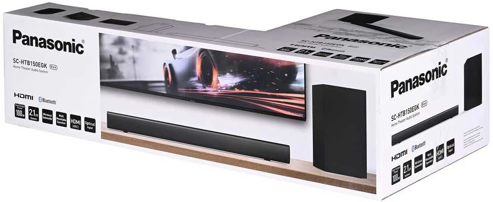 Namų kino sistema GARSO BARAS 2.1/SC-HTB150EGK PANASONIC