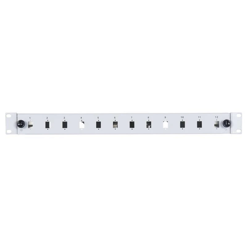 Alantec Sujungimo dėžutė 12xsc simplex / 12xlc duplex 19" 1u su priekine plokšte ir priedais