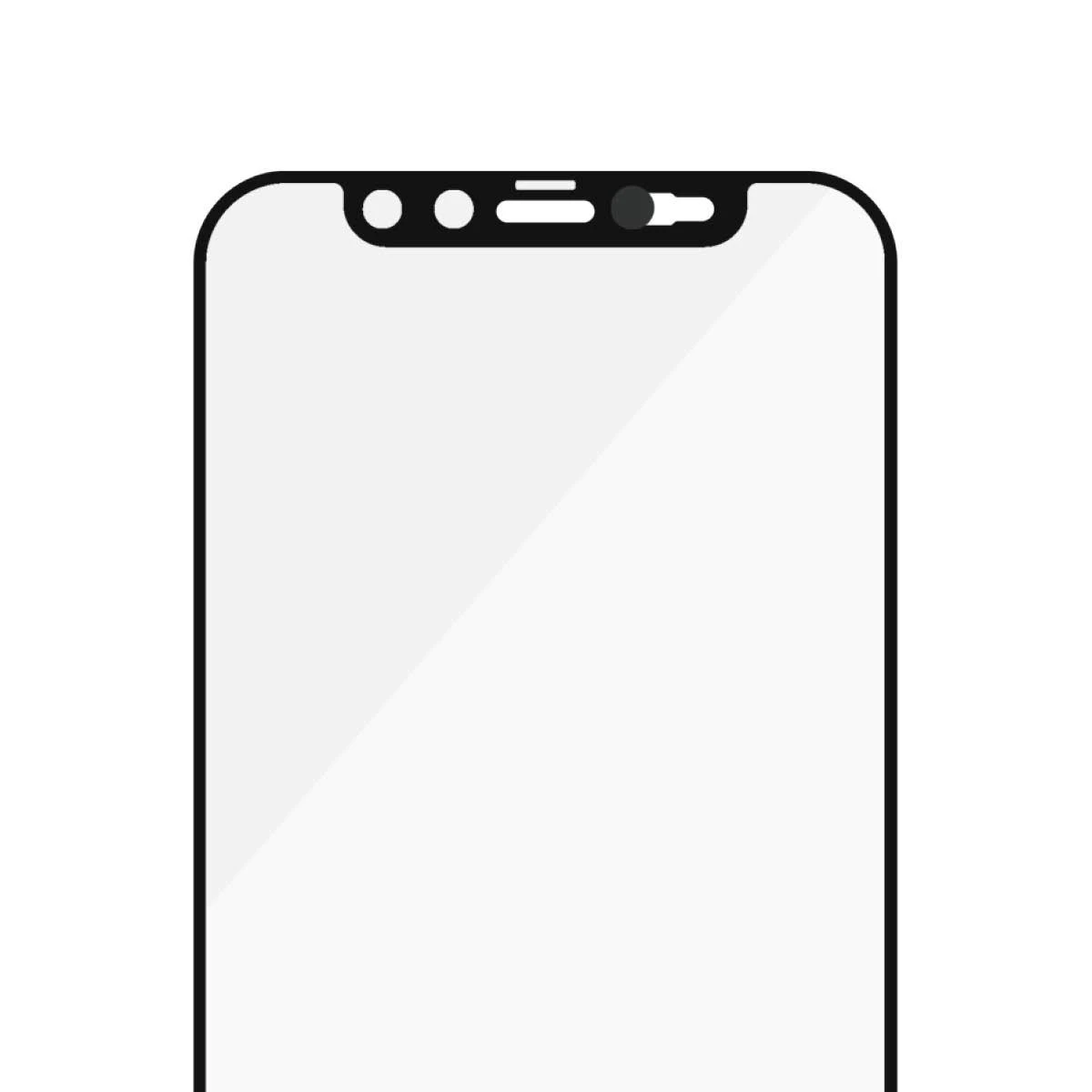 Panzer Glass PanzerGlass | CamSlider AB | Apple | iPhone 12/12 Pro | Grūdintas stiklas | Juodas | Patogus atvejams | Privatumo stiklas