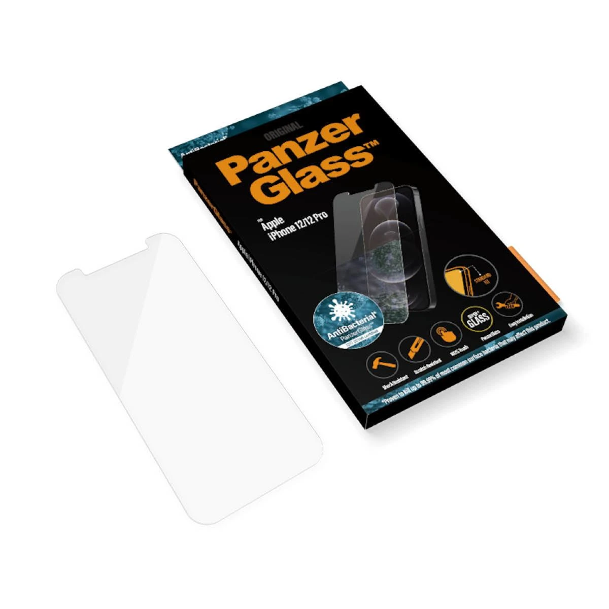 Panzer Glass PanzerGlass | Apple | Skirta iPhone 12/12 Pro | Stiklas | Skaidrus | Skaidri ekrano apsauga