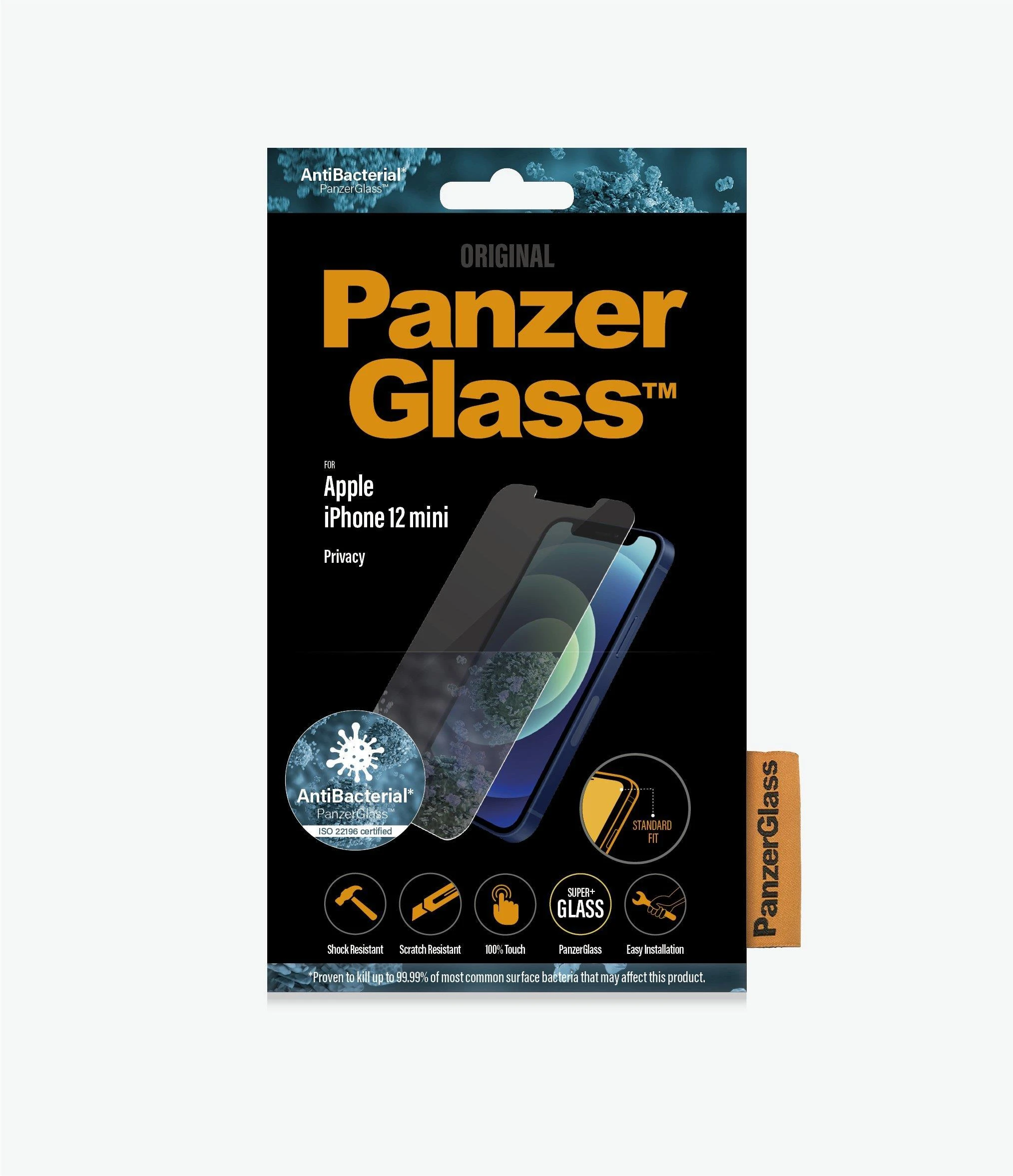 Panzer Glass PanzerGlass | Apple | Skirta iPhone 12 Mini | Grūdintas stiklas | Skaidrus | Privatumo stiklas