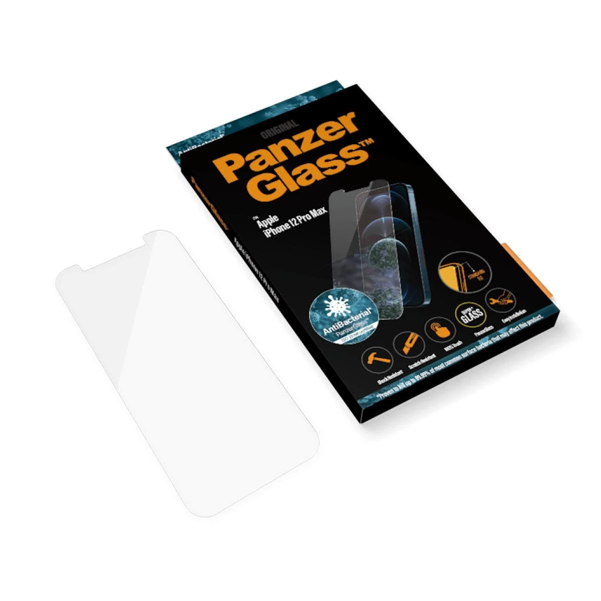 Panzer Glass PanzerGlass | Apple | Skirta iPhone 12 Pro Max | Stiklas | Skaidrus | Skaidri ekrano apsauga