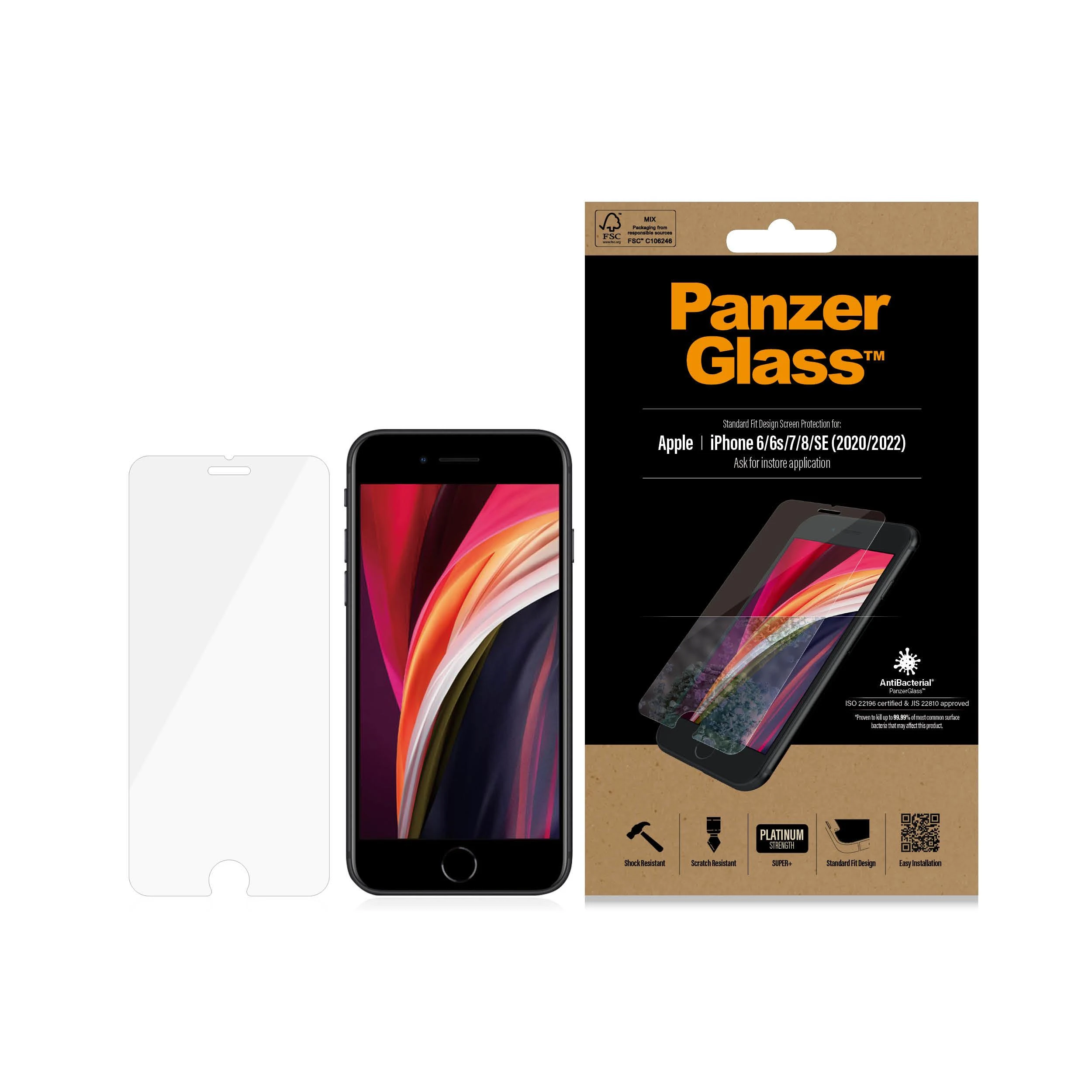 Panzer Glass PanzerGlass 2684 ekrano apsauga Skaidri ekrano apsauga Mobilusis telefonas / išmanusis Apple 1 vnt