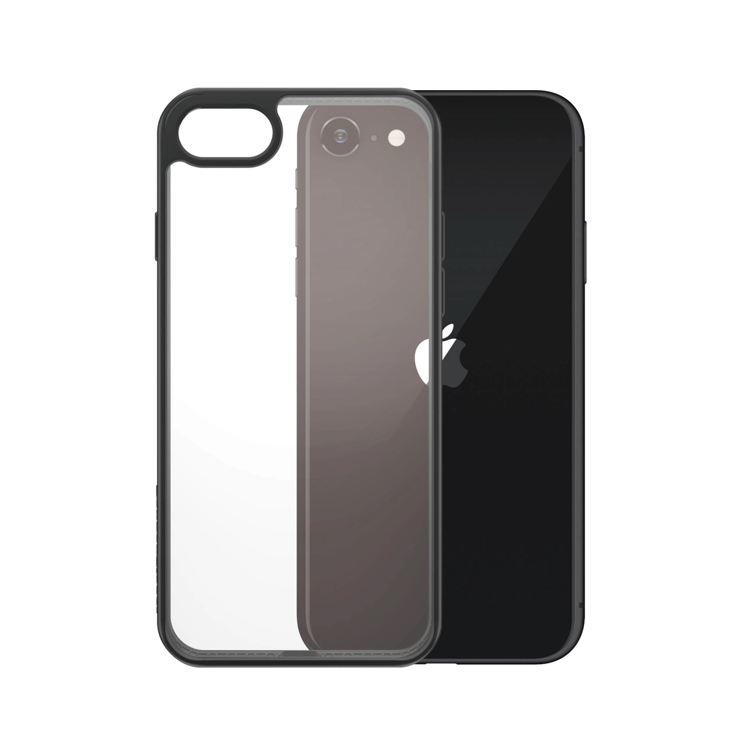 Panzer Glass PanzerGlass | Ekrano apsauga | Iphone | iPhone 7/8/se (2020 m.) | Grūdintas senėjimą stabdantis stiklas | Juodas/Crystal Clear | Skaidri ekrano apsauga
