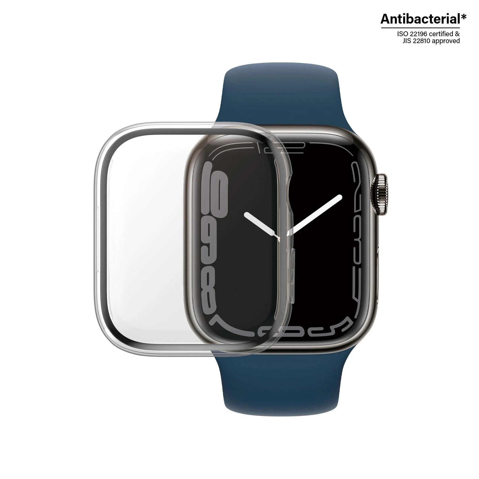 Panzer Glass PanzerGlass Viso korpuso Apple Watch 7 45mm ekrano apsauga, Skaidrus