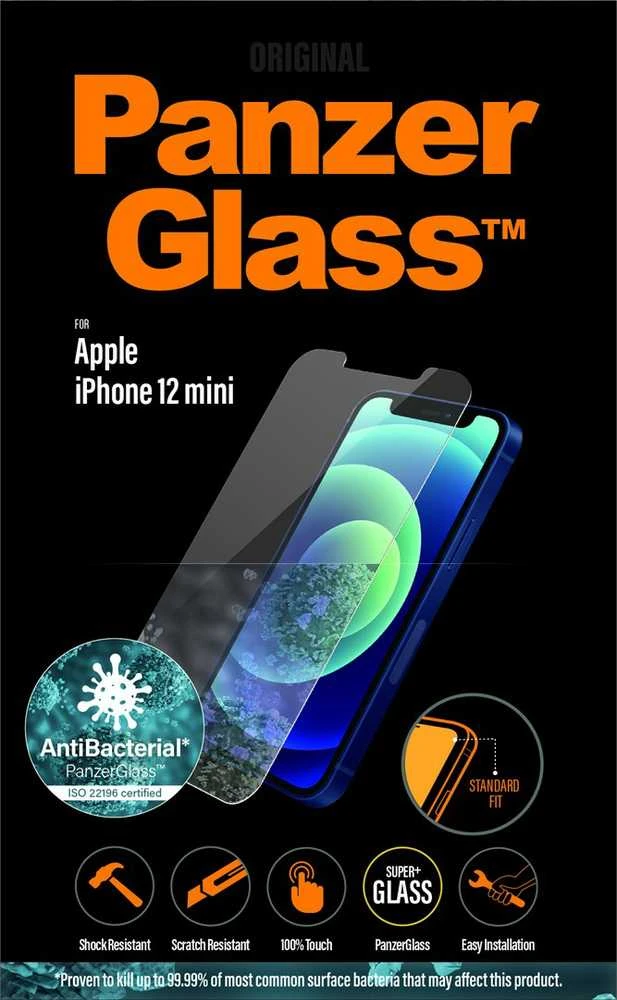 Panzer Glass PanzerGlass | Apple | Skirta iPhone 12 Mini | Stiklas | Skaidrus | Skaidri ekrano apsauga