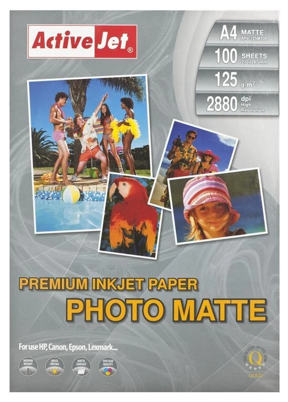 Fotopopierius - Activejet Ap4-125m100