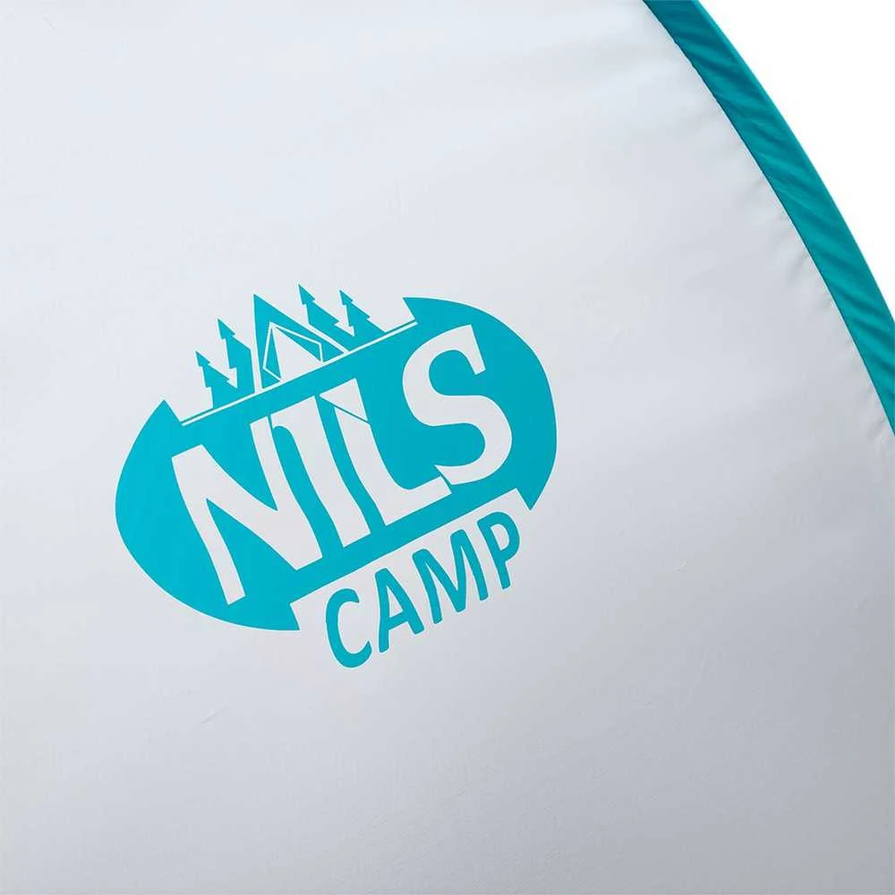 Išskleidžiama paplūdimio palapinė Nils Camp NC3173 pilka-turkio