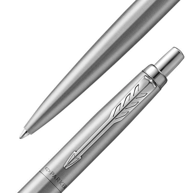 Automatinis tušinukas Parker Jotter XL Monochrome SS CT Medium Mėlyna