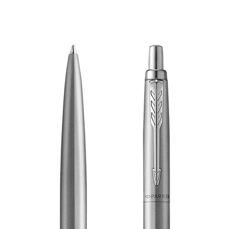 Automatinis tušinukas Parker Jotter XL Monochrome SS CT Medium Mėlyna
