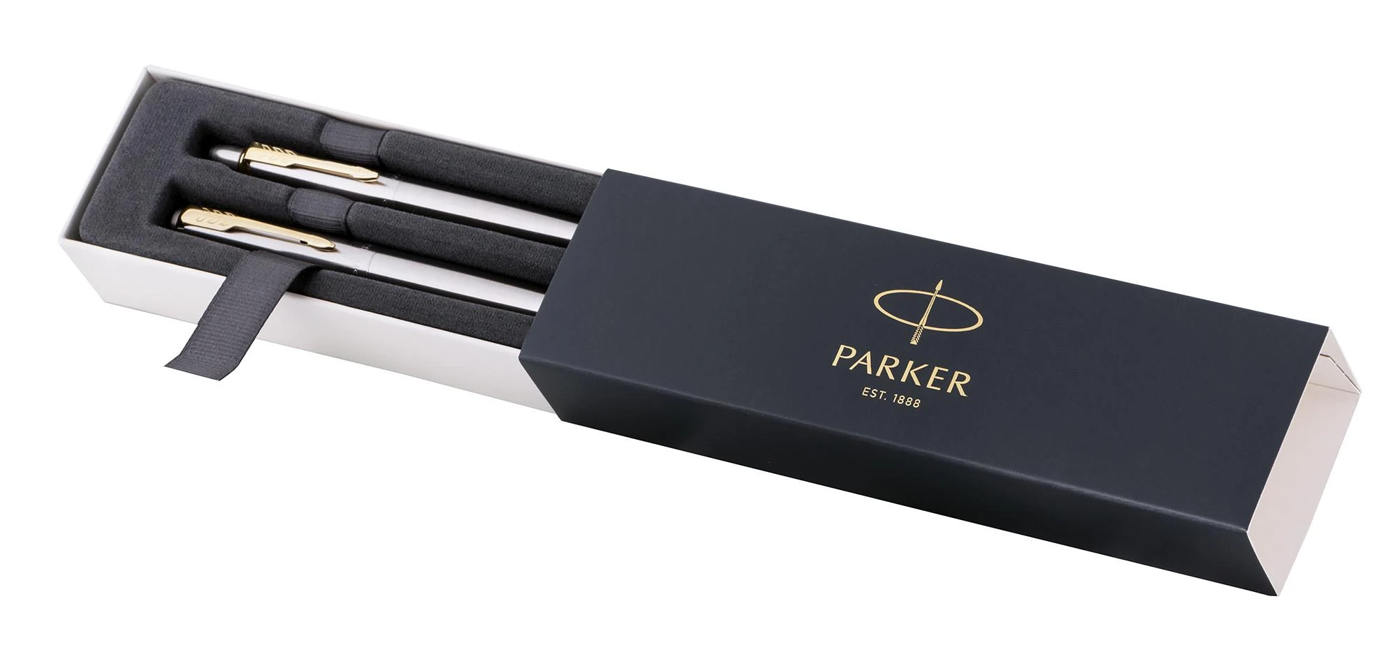 Parker Rinkinys: Plunksnakotis + Tušinukas Jotter Stainless Steel GT - 2093257