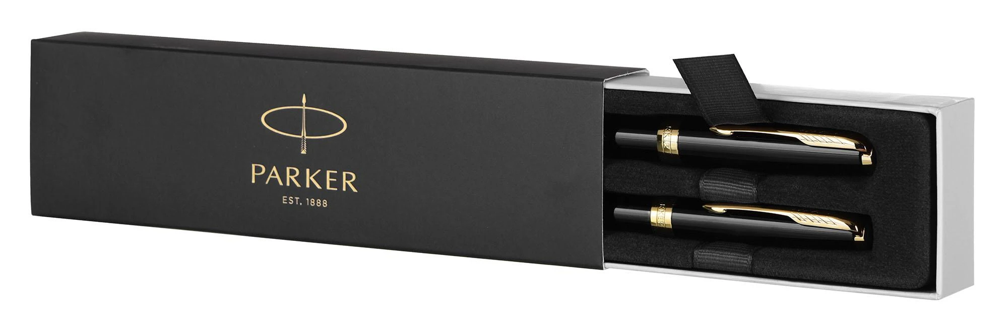 Parker DuoSet Sonnet Juodas Lacquer Pen
