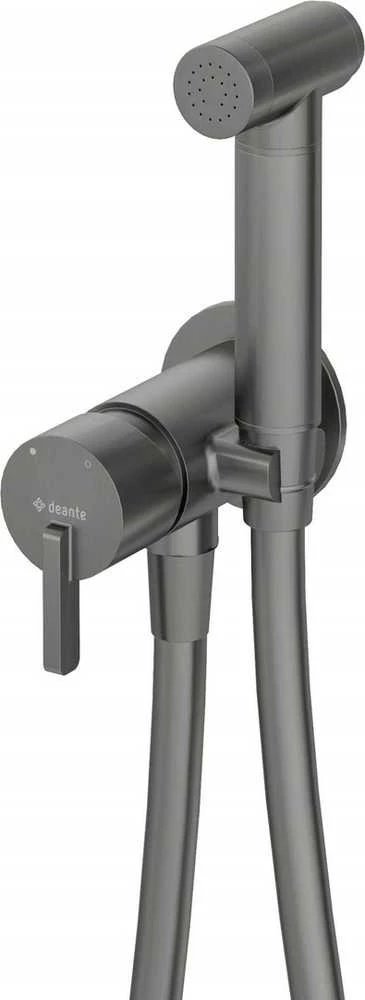 Bidė dušelio komplektas Deante Silia BQS_D34M, Titanium
