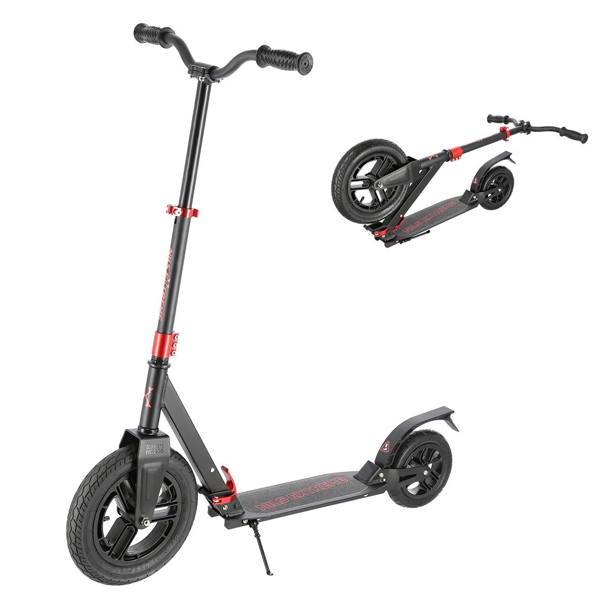 Paspirtukas Nils Extreme HC300 raudonas