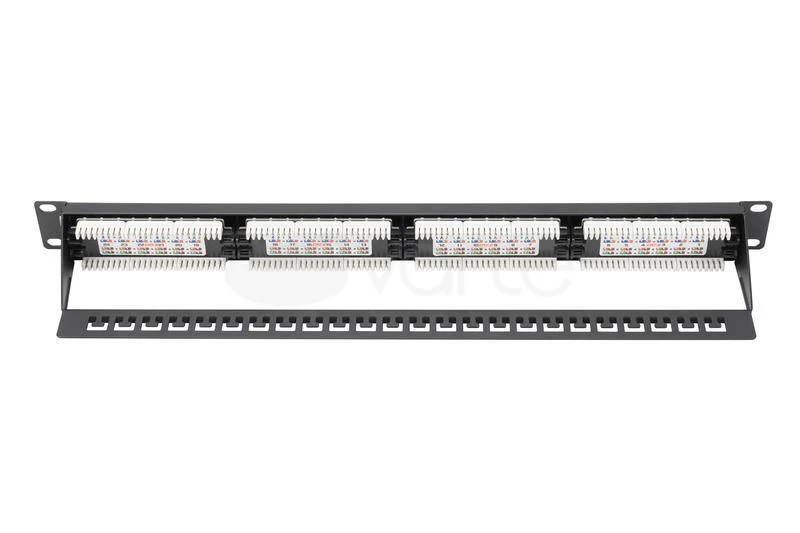 Digitus Patch skydelis 19 "24 prievadai, CAT6, U / UTP, 1U