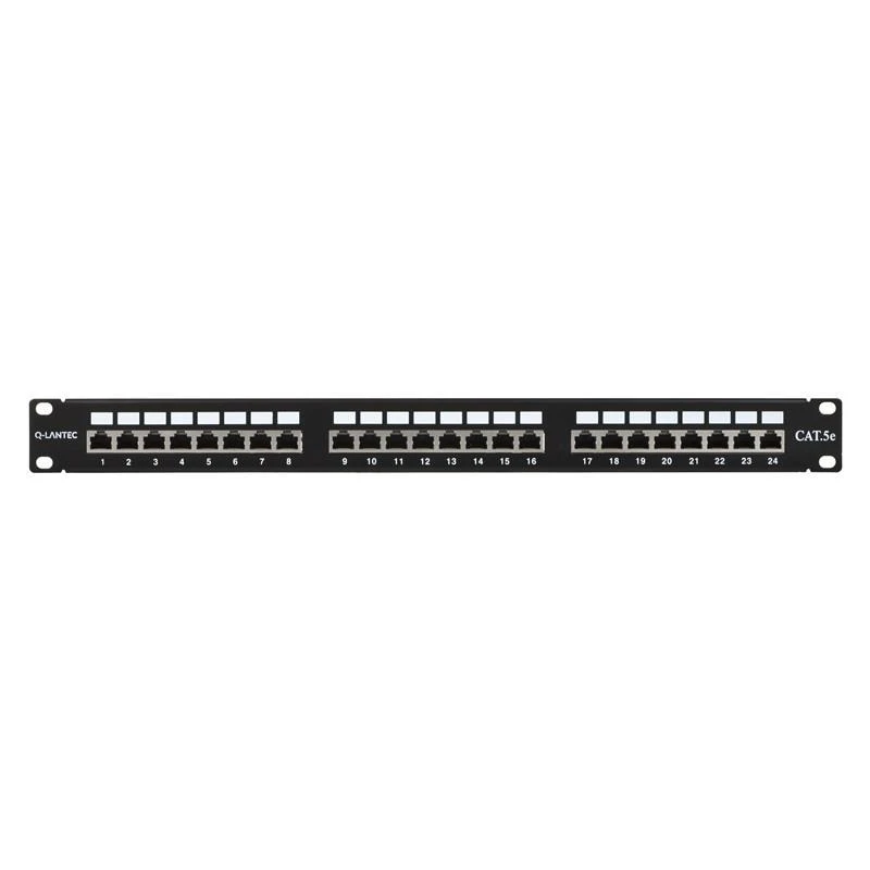 Q Lantec Patchpanel STP cat.5e 19 colių 1U 24xRJ45 LSA