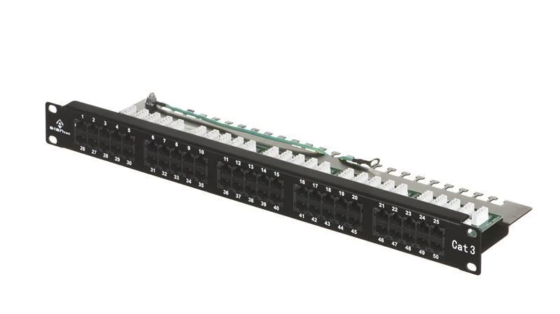 „Alantec“ telefono skydelis 50xRJ45, 3 kat. 1U - PK007