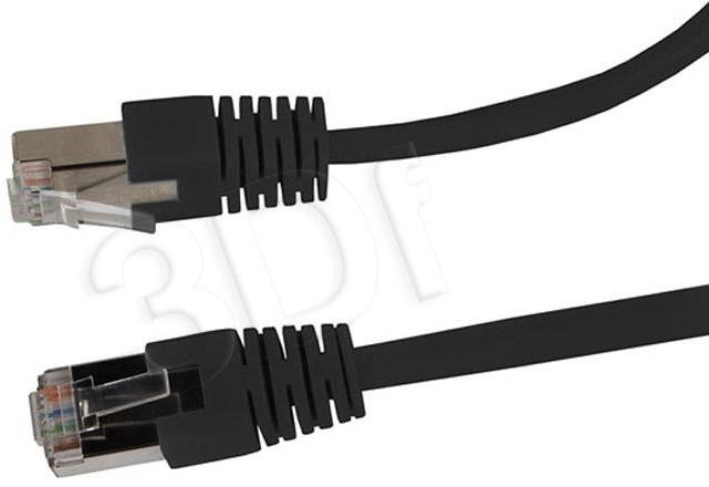 GEMBIRD PP22-0.5M/BK Gembird patchcord RJ45, cat.5e, FTP, 0.5m, juodas