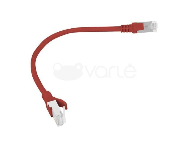 LANBERG PCU5-10CC-0025-R Lanberg Patchcord RJ45 kat. 5e UTP 0,25m raudona
