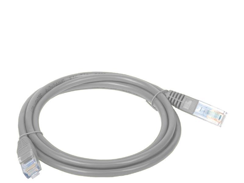 Alantec KKU5SZA2 Tinklo kabelis 1 m Cat5e U/UTP (UTP) Pilkas