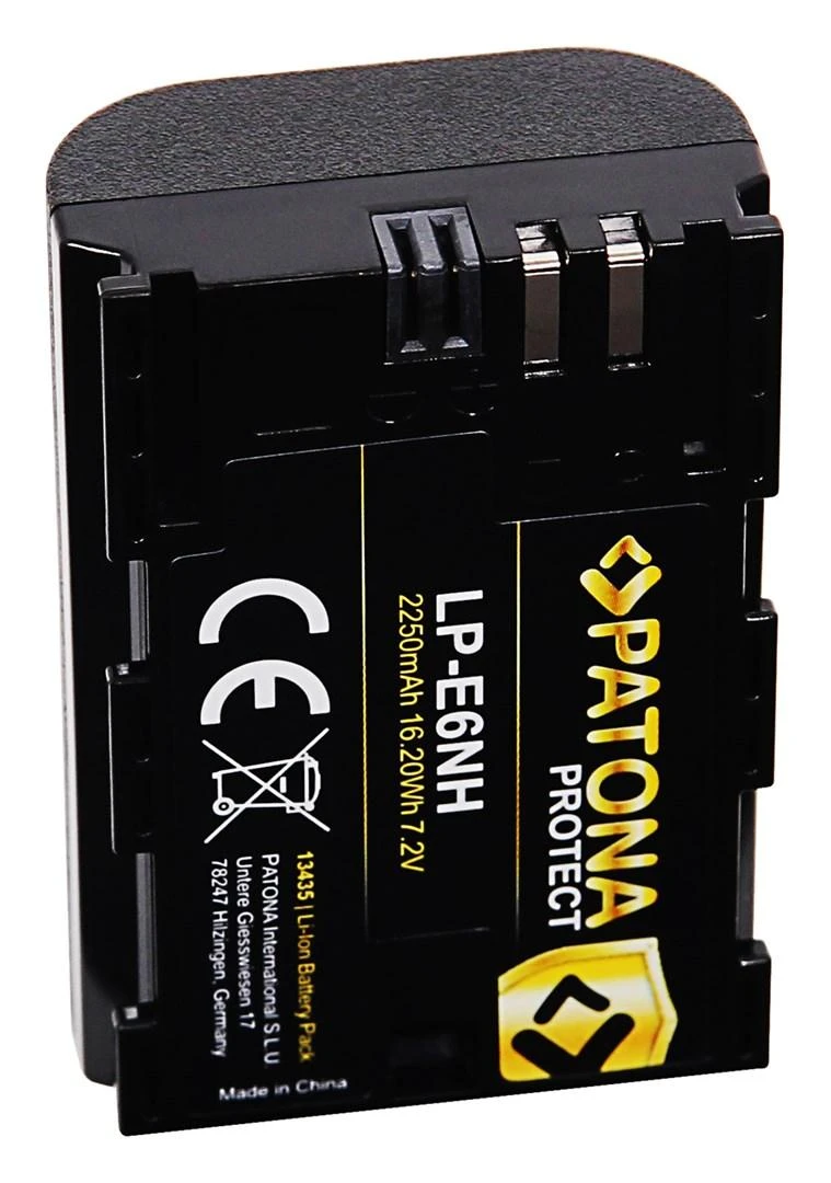 Akumuliatorius patona Protect lp-e6nh do canon eos r5 eos r6 2250mah / 16,2wh