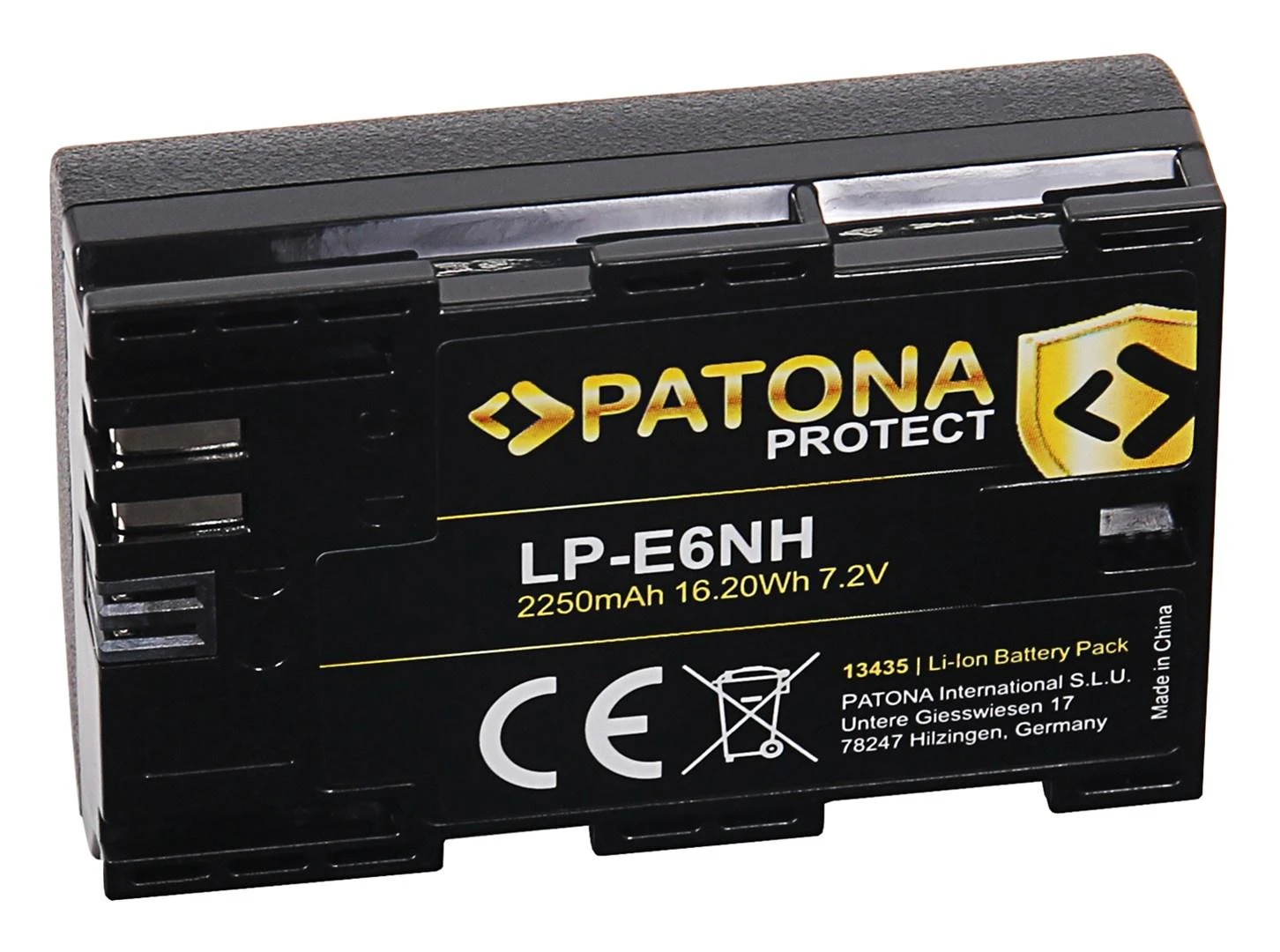 Patona Protect LP-E6NH akumuliatorius, techninė pusė