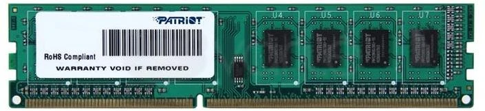 Patriot 8GB DDR3 atminties modulis su garantiniu lipduku
