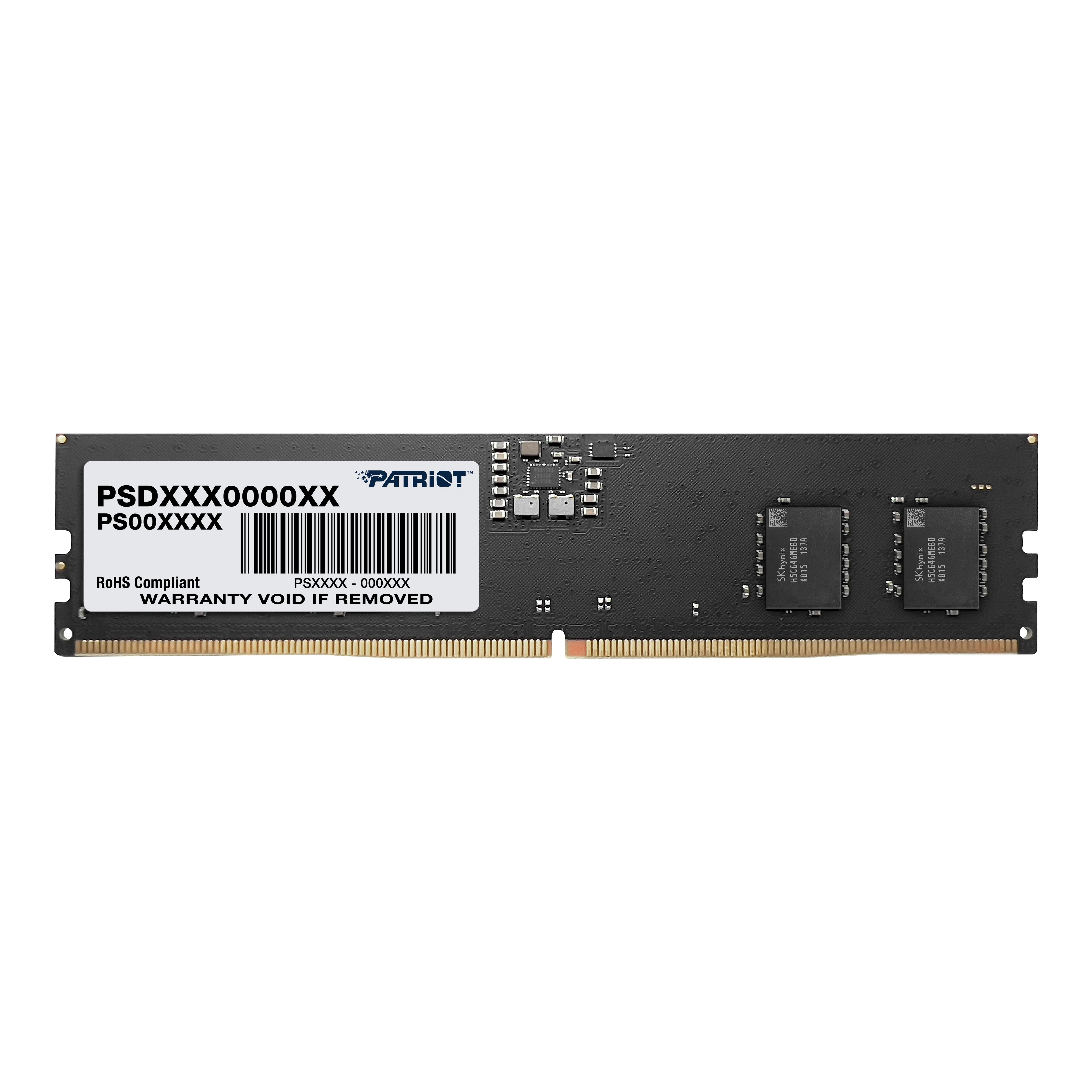 Patriot DDR5 operatyvinė atmintis su juoda plokštele