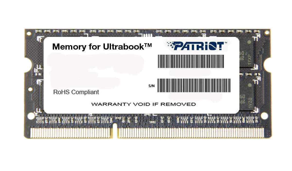RAM Patriot 4GB 1600MHz DDR3 yra ECC CL11 1.35V SODIMM
