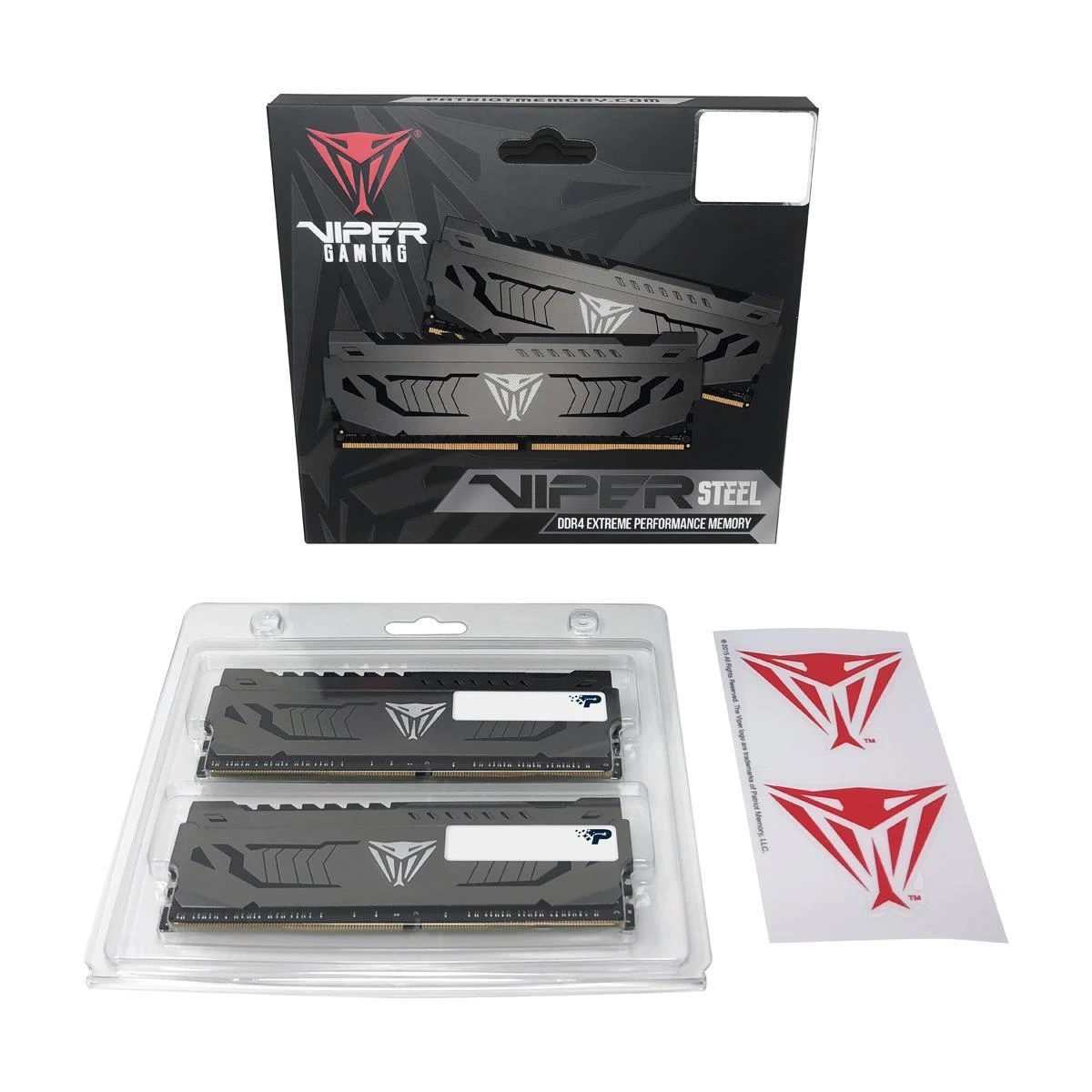 PATRIOT Memory Viper Steel PVS416G320C6K - 16 GB - 2 x 8 GB - DDR4 - 3200 MHz - 288-pin DIMM