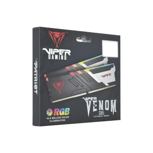 RAM 64 GB Patriot DIMM 5600 (2x 32 GB) Dual-Kit (juodas, PVVR564G560C40K, Viper Venom RGB, INTEL XMP)