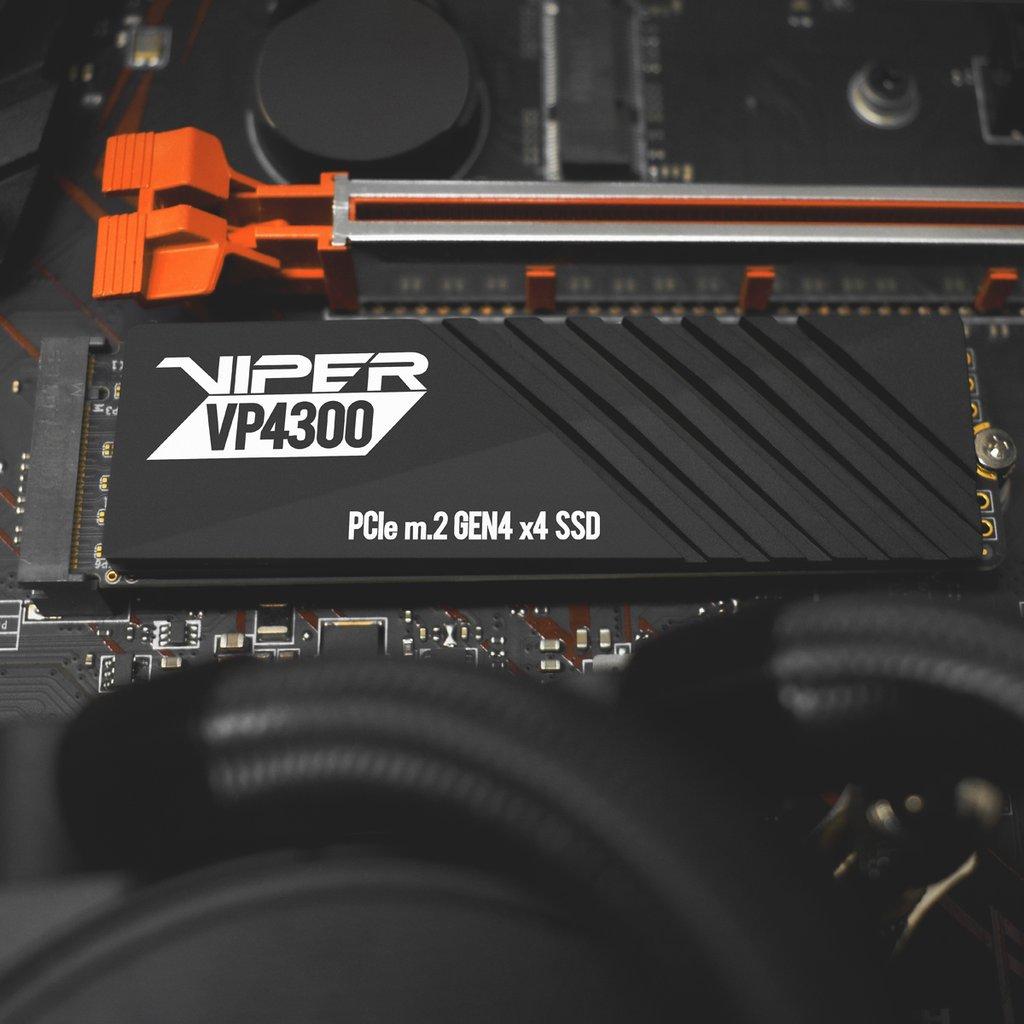 PATRIOT VIPER VP4300 1TB M.2 2280 SSD NVMe PCIe Gen4X4 iki 7400MB/s