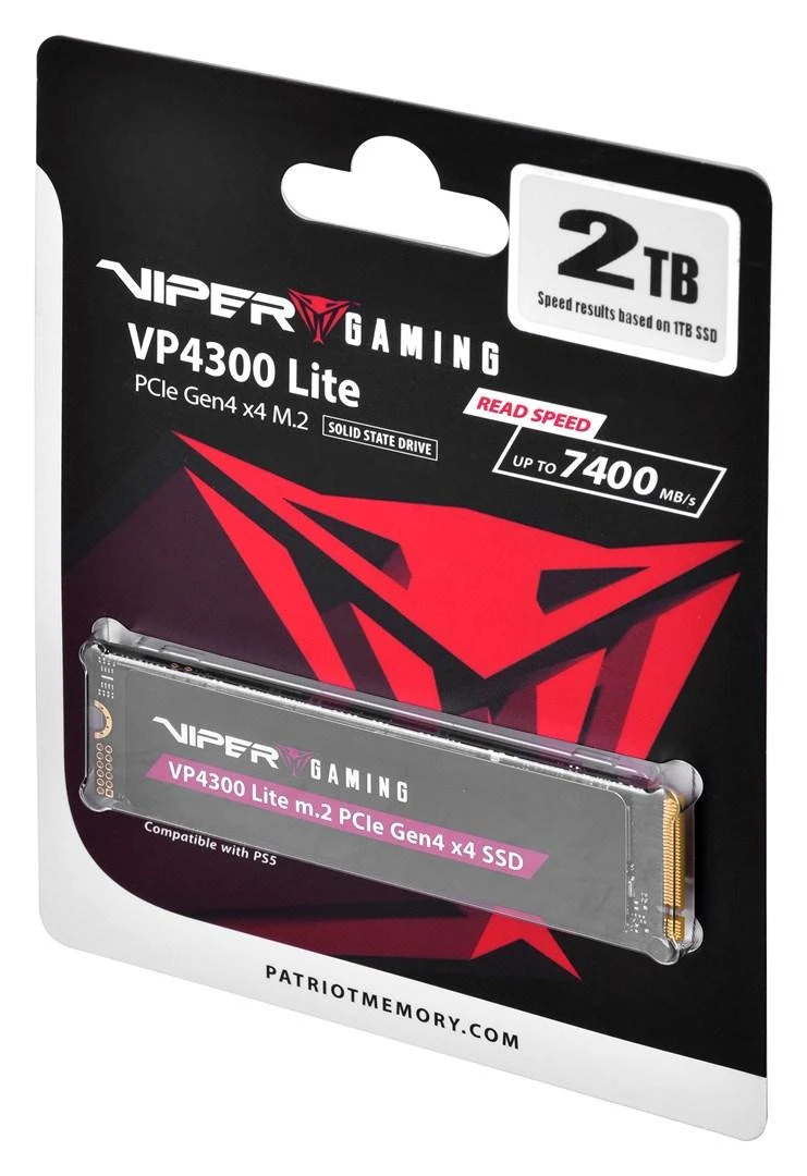 PATRIOT Viper VP4300 Lite 2TB M.2 2280 PCIe Gen4 x4