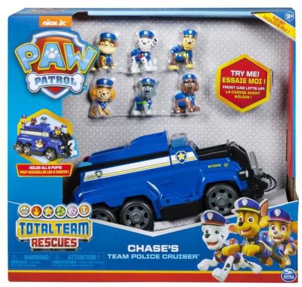 Spin Master PAW Patrol Total Team Rescue Vehicle - Chase žaislinė transporto priemonė