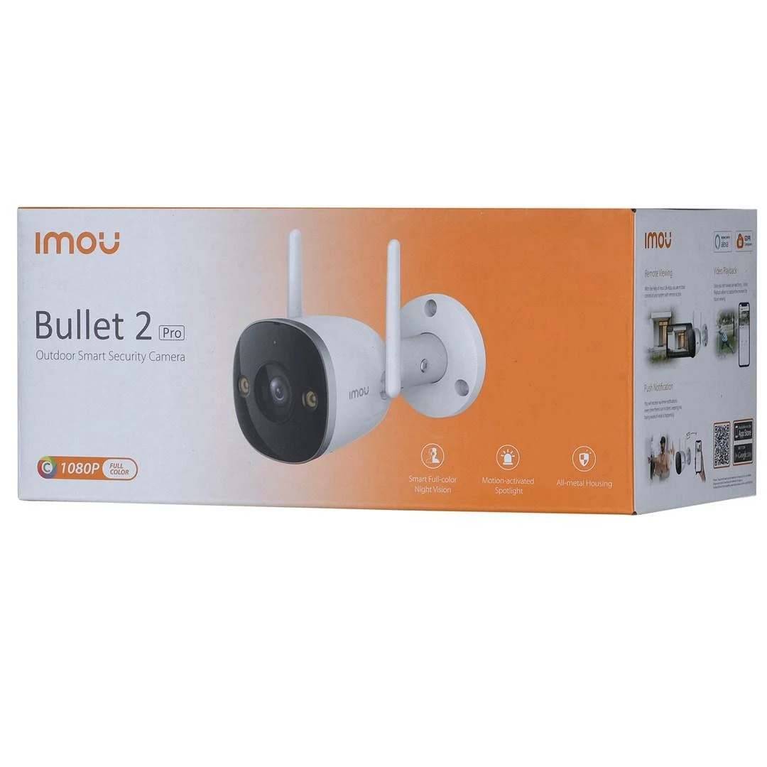 IMOU Bullet 2 Pro 2MP apsaugos kamera su metaliniu korpusu