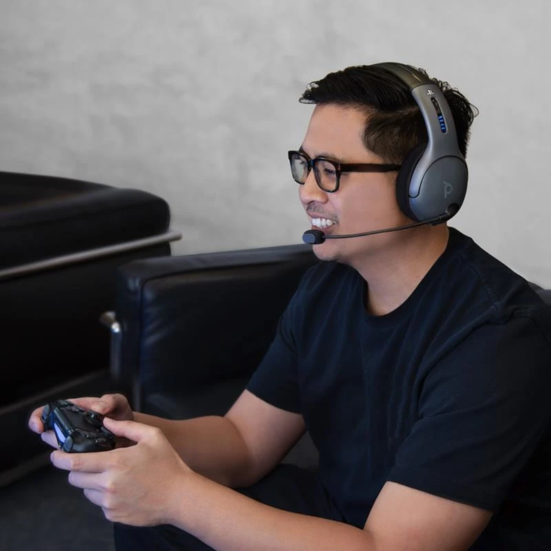 Laidinės ausinės PDP Gaming LVL 50, pilkos (PS4)