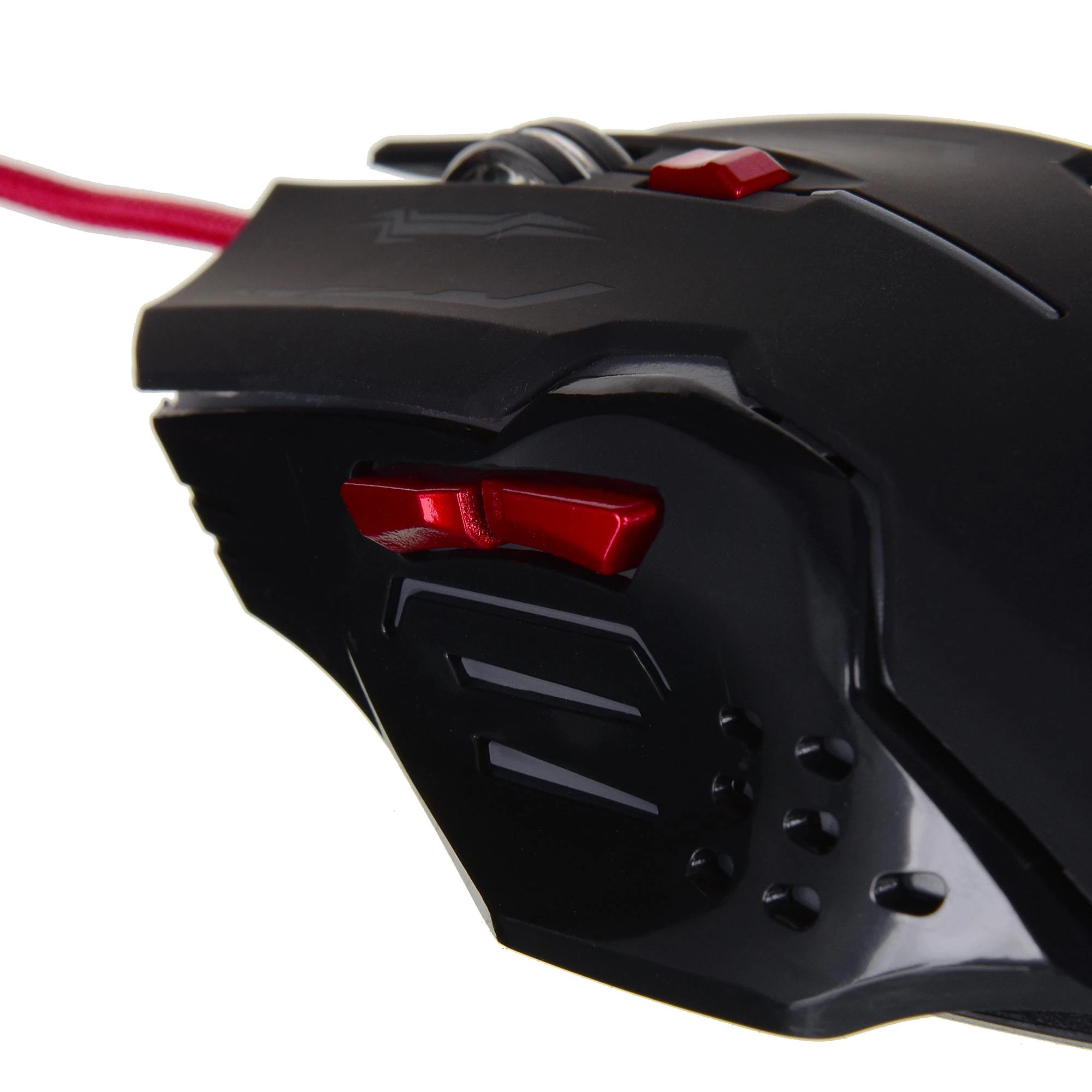 Pelė computer Esperanza 6D EGM403R (Optinė, 2400 DPI, juodos spalvos, red color