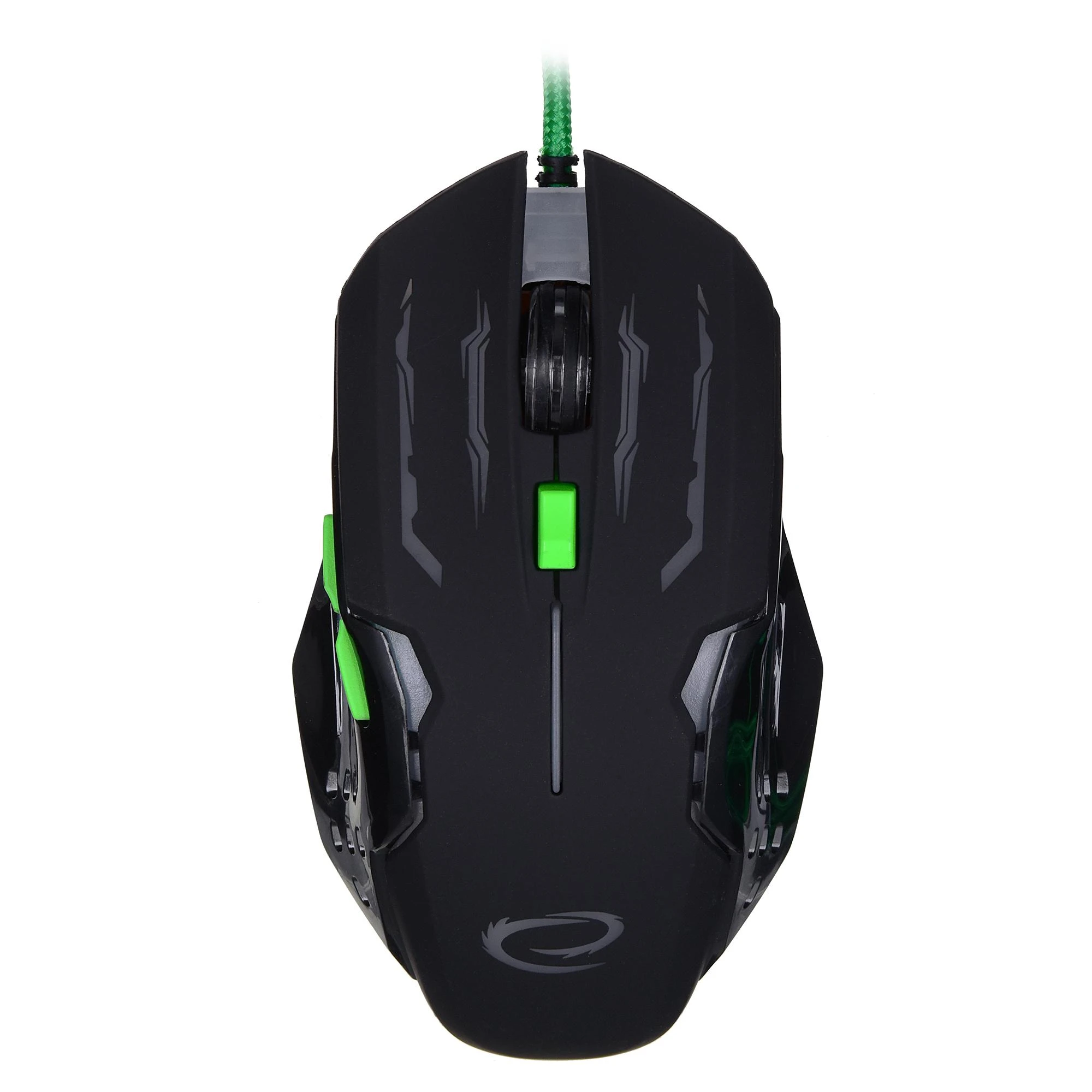 ESPERANZA EGM403G - 5901299925478 ESPERANZA EGM403G MX403 APACHE - su laidu 6D GAMING Optinė pelė USB - Žalias