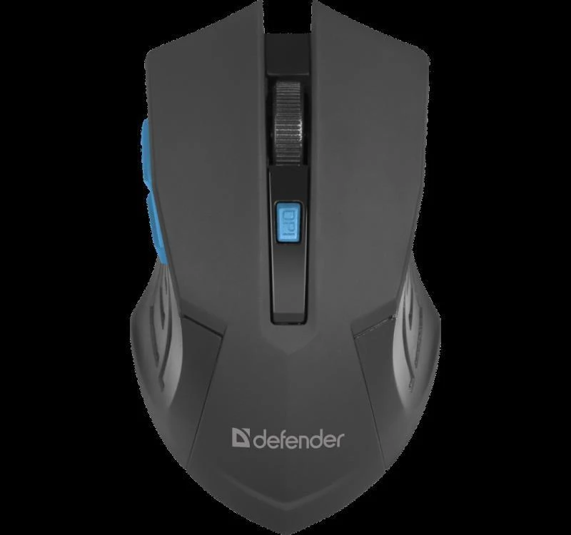 Kompiuterio Pelė - Defender Accura MM-275, Optinė 1600 DPI, Juoda/mėlyna