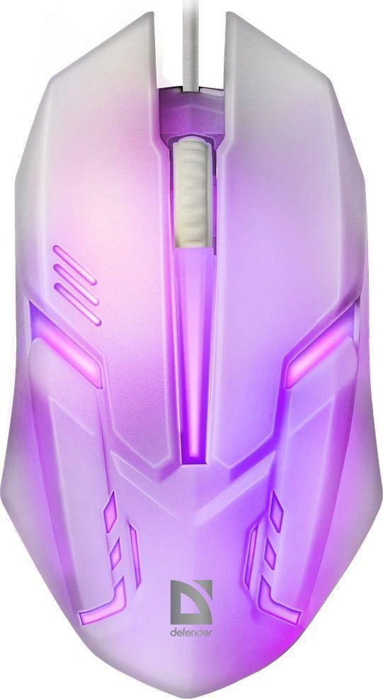 Pelė DEFENDER CYBER MB-560L Baltas 7-COLORS BACKLIGHT