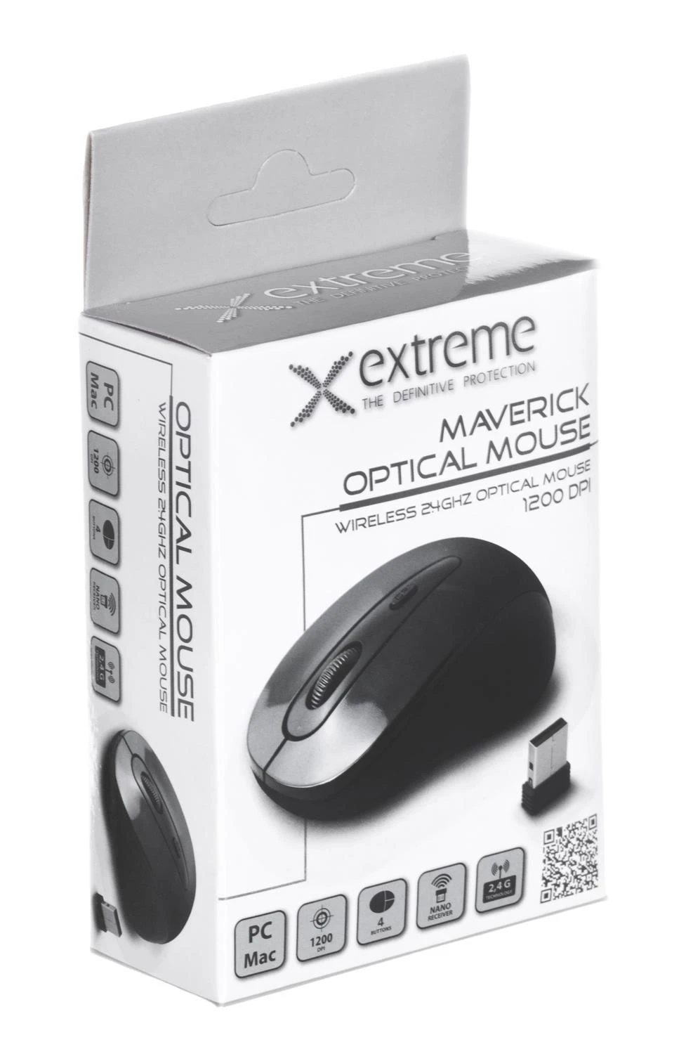 Bevielė optinė pelė Maverick Esperanza XM104K - juoda