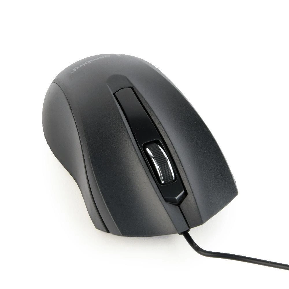 GEMBIRD MUS-3B-01 Gembird optinė pelė MUS-3B-01, 1000 DPI, USB, Juodas, 1.35m kabelio ilgis
