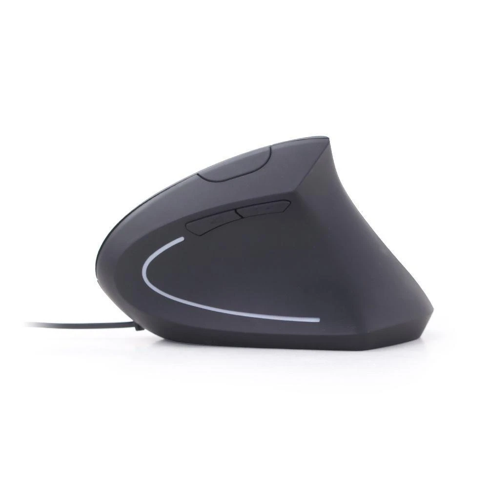 GEMBIRD MUS-ERGO-01 Gembird Ergonomic 6-button optinė pelė MUS-ERGO-01, 3200 DPI, USB, Juodas