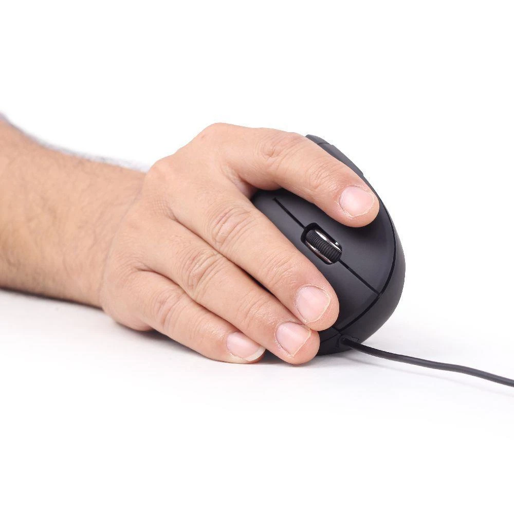 GEMBIRD MUS-ERGO-01 Gembird Ergonomic 6-button optinė pelė MUS-ERGO-01, 3200 DPI, USB, Juodas